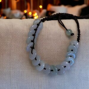 Jadeite bracelet. Gem tested authentic.